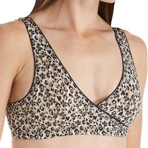 Elita Bamboo Crossover Mini Camisole Bra Leopard - 3638